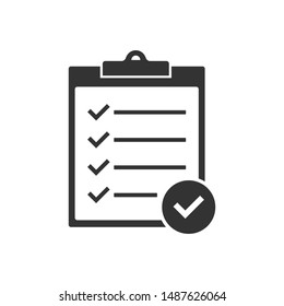 Check list icon vector illustration.