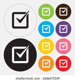 Check list icon. Vector illustration eps 10