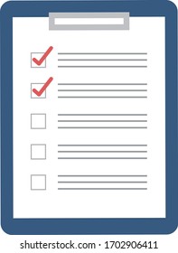 Check list icon. Vector illustration.