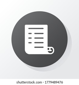 icono de la lista de verificación. Ilustración del vector EPS 10.