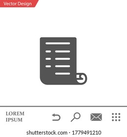 check list icon. Vector illustration EPS 10.