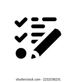 Listensymbol prüfen (Vektorgrafik)
