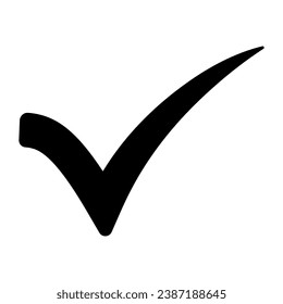 Comprobar la ilustración vectorial de icono de lista.