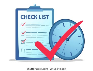 Check list icon vector illustration, things to do