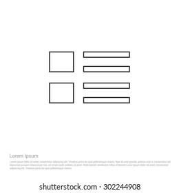 check list Icon - Vector Illustration