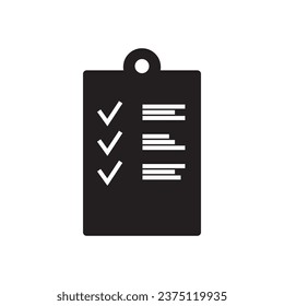 check list icon vector template illustration logo design