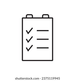 check list icon vector template illustration logo design