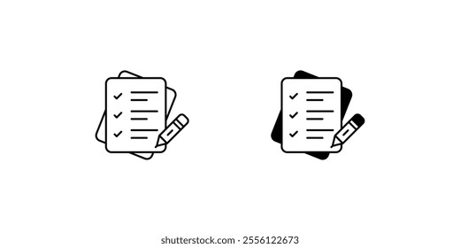 check list icon with white background vector stock illustration