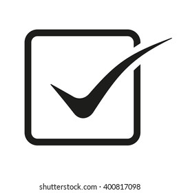 Check List isolated black icon.