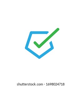 check list logo icon for fix environment or business company