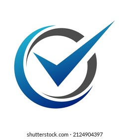 check list logo , simple and clean