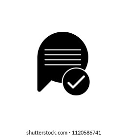 check list check mark isolated icon on white background