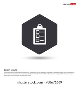 Check list ok Icon Background icon template