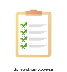 Check list on the tablet. Correct sign. Right mark icon set. Green tick flat symbol. Check ok, YES marks for vote, decision, web. True checkbox. Verify sign. Vector illustration