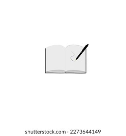 check list with pen, vector illustration