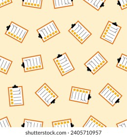 Check list seamless pattern. Suitable for backgrounds, wallpapers, fabrics, textiles, wrapping papers, printed materials, and many more. Editable vector.
