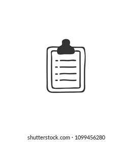 Check list, survey vector icon