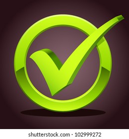 check list symbol - vector illustration