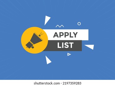 Check list text button. speech bubble. Check list Colorful web banner. vector illustration
