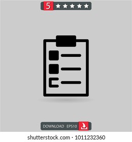 check list vector icon
