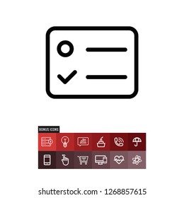 Check list vector icon