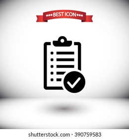 Check list vector icon