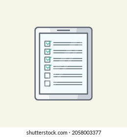 Check list vector icon illustration