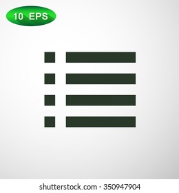 Check list vector icon. Line vector icon for websites and mobile