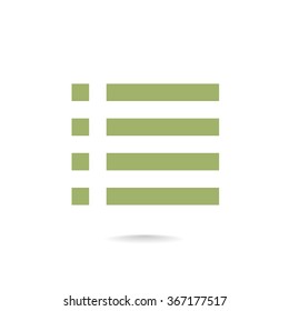 Check list vector icon. Line vector icon for websites and mobile