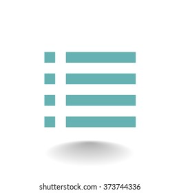 Check list vector icon. Line vector icon for websites and mobile