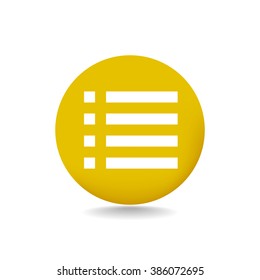 Check list vector icon. Line vector icon for websites and mobile