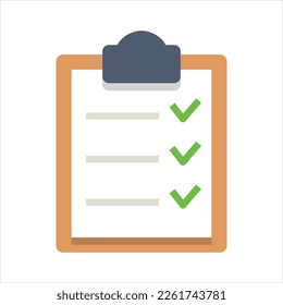 Check list vector icon symbol design