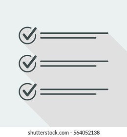 Check list - Vector web icon