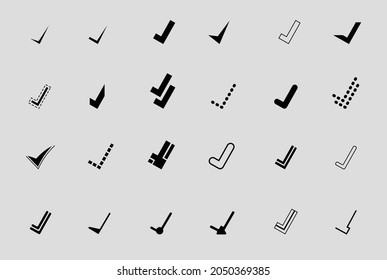 Check Lists Icon vector Set. Isolated design EPS 10