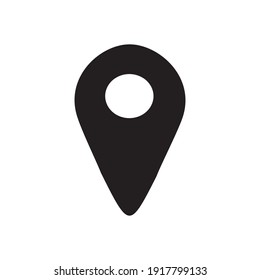 check in location map pointer icon. GPS location symbol