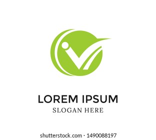 Check Logo Design Vector Illustration Template