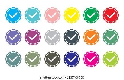 check logo icon vector