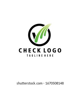 check logo icon vector isolated