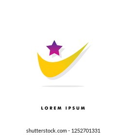 check man logo vector illustration