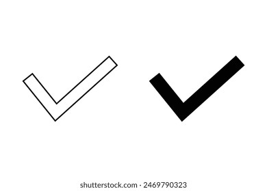 Markieren Sie die schwarzen Linien der Symbole. Vektorillustration. EPS - Vektorgrafik
