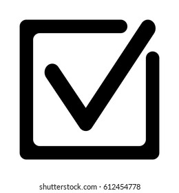 Check Mark Box Stock Vector (Royalty Free) 612454778 | Shutterstock