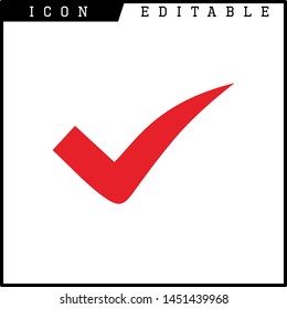 Check mark in a box icon isolated on white background. Tick symbol. Check list button sign