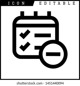 Check mark in a box icon isolated on white background. Tick symbol. Check list button sign