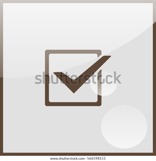 Check Mark Box Sign Stock Vector (Royalty Free) 566598151 | Shutterstock