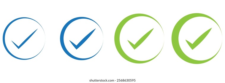 Check mark in box sign. Checkbox vector. Check, check mark vector. Tick icon. Box vector with correct, accept checkmark symbol tick box checked. Approve eps 10