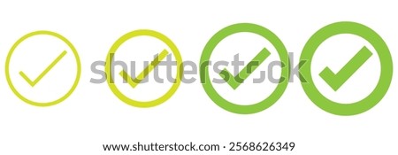 Check mark in box sign. Checkbox icon. Check, check mark vector icon. checkmark icons tick box checked. Approve symbol, design eps 10