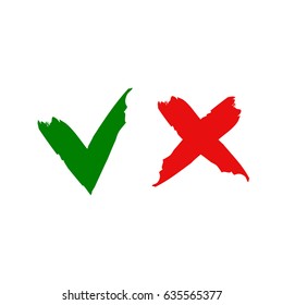 Check mark brush