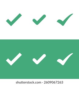 Check Mark Checklist Badge Sticker Vector Template