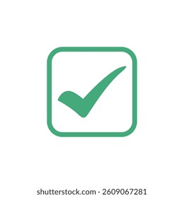 Check Mark Checklist Badge Sticker Vector Template