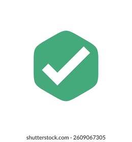 Check Mark Checklist Badge Sticker Vector Template